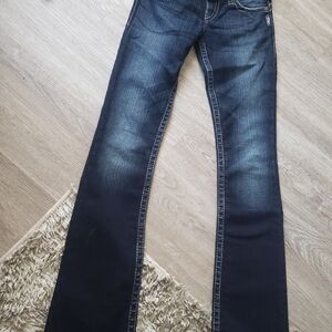 New. Never worn. Silver jeans. Tuesday style. W25 L33